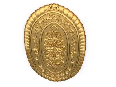 Classic decor ornament 57 3D print model