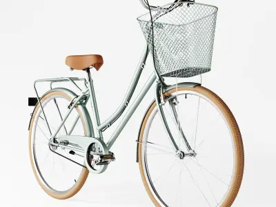 Bike Vintage Ladies Deluxe 3D model