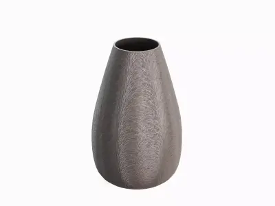 Porcelain Vase C 02 Low-poly 3D model