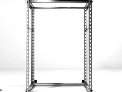 Exercise Storage Power Cage 3D model