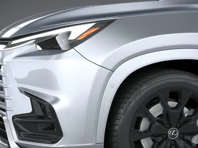 Lexus TX 500h 2024 3D model