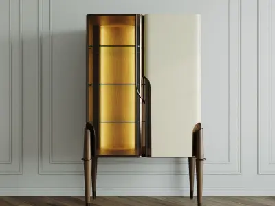 Melting light Vitrine by Turri  3D model