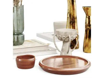 Decorative set 001 3D model