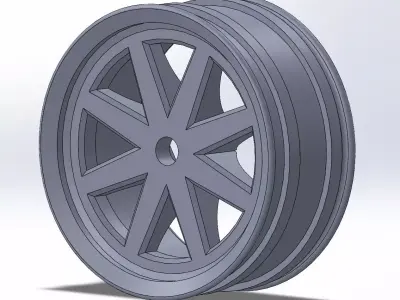 12MM Hex RC Wheels 3D Print model 3D print model