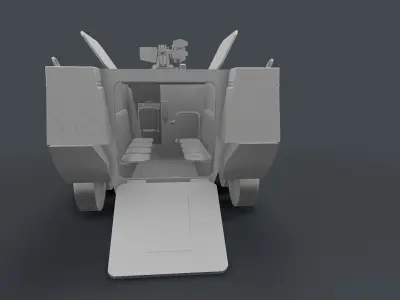 Mowag Piranha V Low-poly 3D model