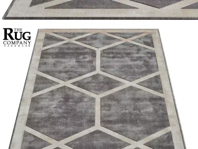 the rugs rug with geometric design 3D model