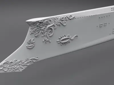 Nautilus Submarine Scale model 3D print model