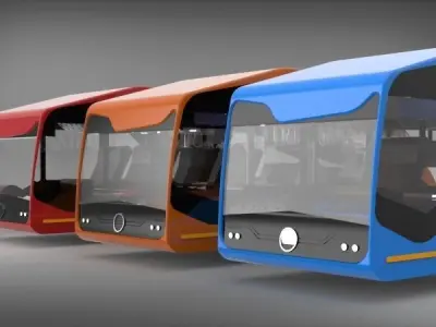Future Bus 2020 3D model
