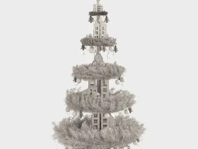 Christmas tree decor 3D model