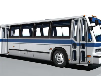 A model-copy of the classic GMC RTS-04 Bus 3D print model