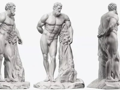 Heracles 3d Model statue of aphrodite 3D model