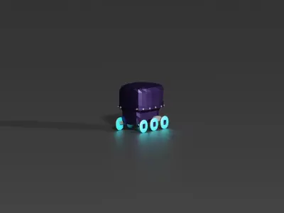 the rover robot Free low-poly 3D model