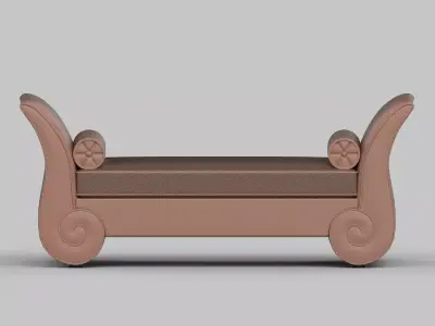 Realistic Sofa 3D model