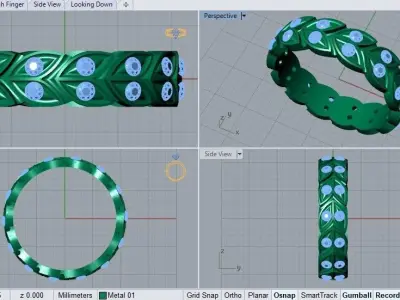 eternity ring 3D print model
