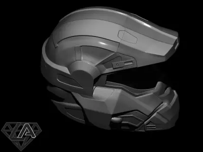 Halo x2 moto version helmet 3D print model 3D print model