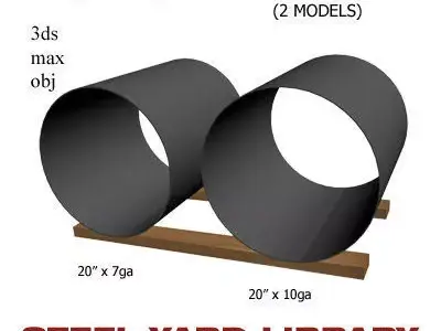 20in Thin Wall Pipe 3D model