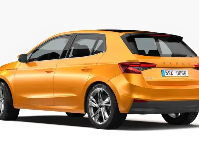 Skoda Fabia 2022 3D model