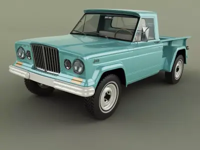 Jeep Gladiator Thriftside SJ Pickup 3D model
