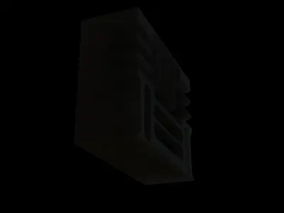 Waffle Grid Acoustic Foam Panels 3D model