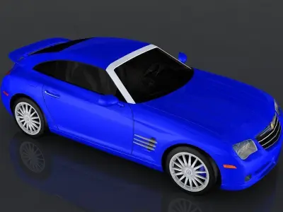 Chrysler Crossfire SRT6 Low-poly 3D model