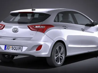 Hyundai i30 5-door 2015 3D model