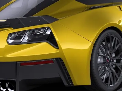 Chevrolet Corvette C7 Z06 2014 VRAY 3D model
