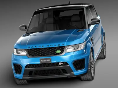 Land Rover Range Rover Sport SVR 2015 3D model