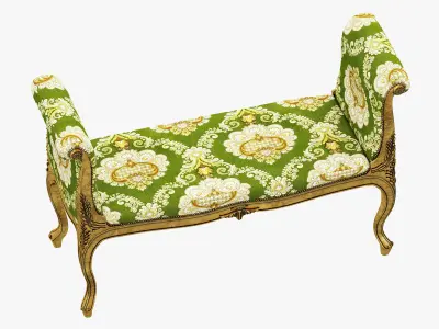 George III Giltwood Window Seats 3D model
