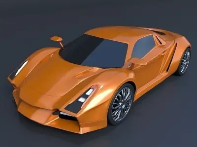 Nexeno coupe concept 3D model