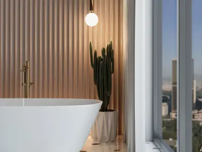 Luxury Bathroom 3D model