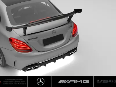 Mercedes-Benz C63 AMG 3D model
