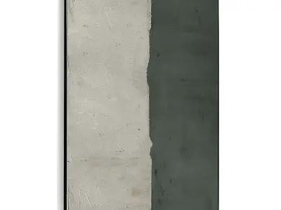 Plaster Two Photo Frame 523 Low-poly 3D model