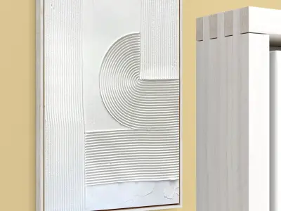 Plaster Two Frame 16 Low-poly 3D model