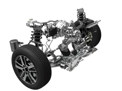 car chassis 3D model purchase