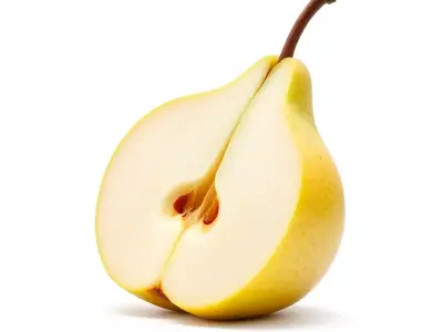 Golden Pear Slice model pack Low-poly 3D model