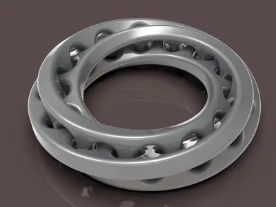 thouruswell stainless steel ball bearing 3D print model