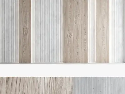 Decorative wall panel set 72 3D model