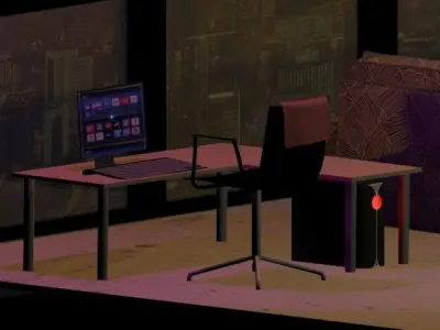 Room interior Free 3D model