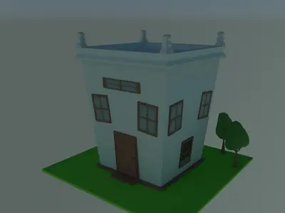 Home Fantasy Free low-poly 3D model