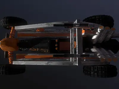 Outrunner The War Low-poly 3D model