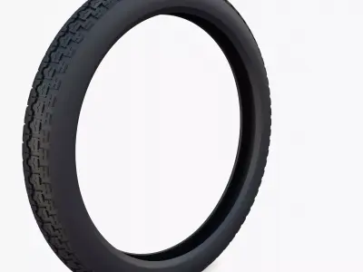 Moped tire 3D model