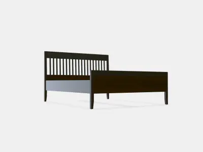 IDANAS Bed frame 4 Low-poly 3D model