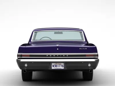Pontiac GTO Hardtop 1965 3D model