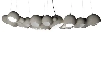 Pendant Lamp Bavovna L Free 3D model