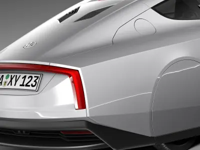 Volkswagen XL1 2014 3D model