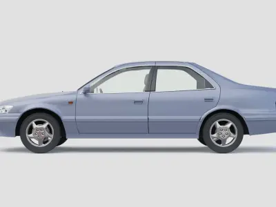 Toyota Camry 1999 Low-poly 3D model