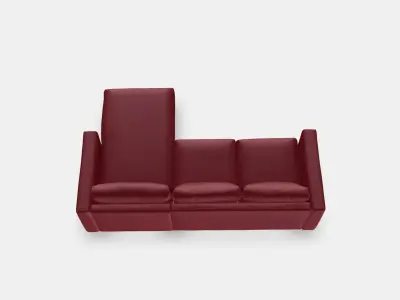 VIMLE Cover for 3-seat sofa 6 Low-poly 3D model