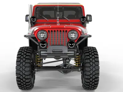 1980 Jeep CJ5 Renegade 3D model