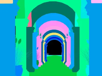 Classic Arch Low-poly 3D model