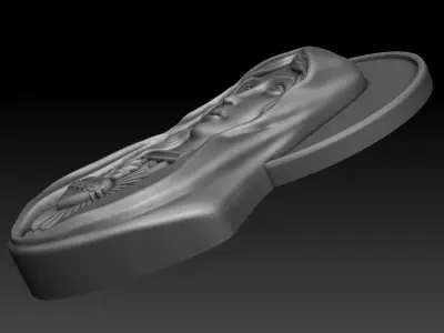 Virgin Mary 10 3D print model